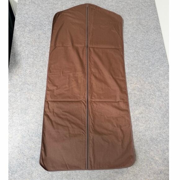 Authentic Louis Vuitton LV Brown Garment Bag Hanging Zip Up Long 23"x51" - Picture 3 of 9